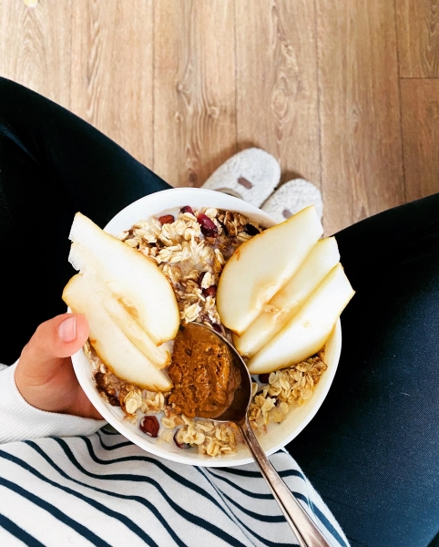 Porridge Müsli Herr Bircher liebt Crunchy Queen